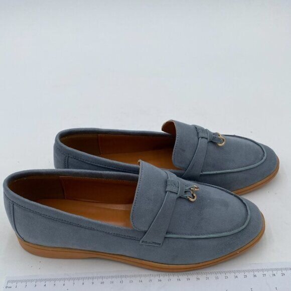 Women's Round Toe Flat Loafers Comfort Slip On Moccasins Lightweight Driving - Picture 3 of 7